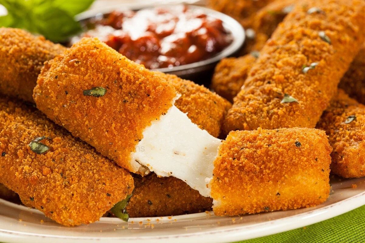 Receita de Mozzarella sticks